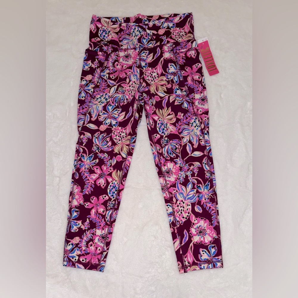 Lilly Pulitzer Luxletic 24" South Beach High Rise Midi Legging-Size L-BNWT